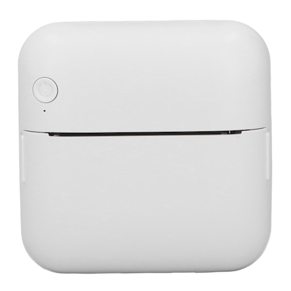 Miniskrivare Vit Mini Pocket Printer Bluetooth termisk etikettskrivare för fotobild hemmakontorsetikett