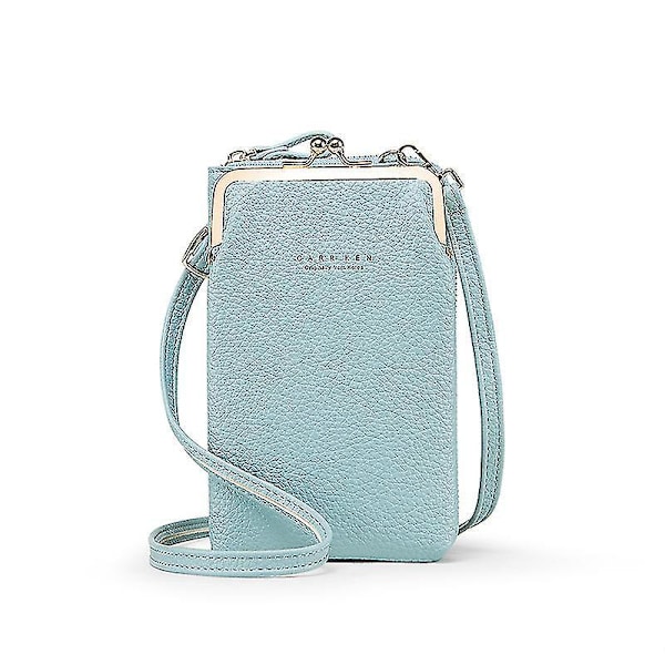 Mini PU Läder Dam Crossbody Telefon Väska Axelväska
