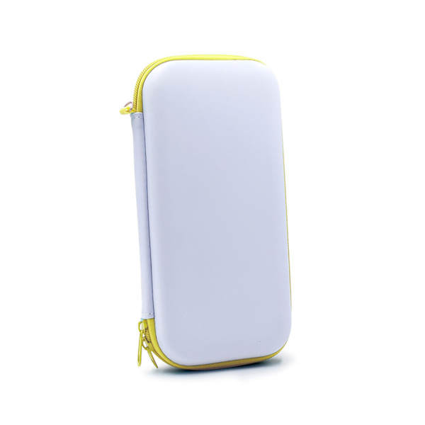 Spelkonsol Bärväska Stötdämpande repsäkert foder Hårt skal förvaringsväska för Switch Lite Gul
