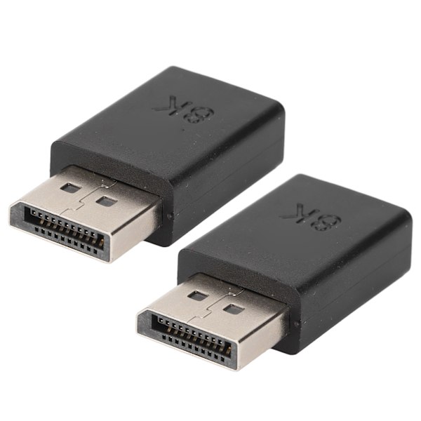 2st DP hane till MINI DP hona adapter högupplöst 8K 2 lägen Liten bärbar Lätt Displayport Kabelomvandlare
