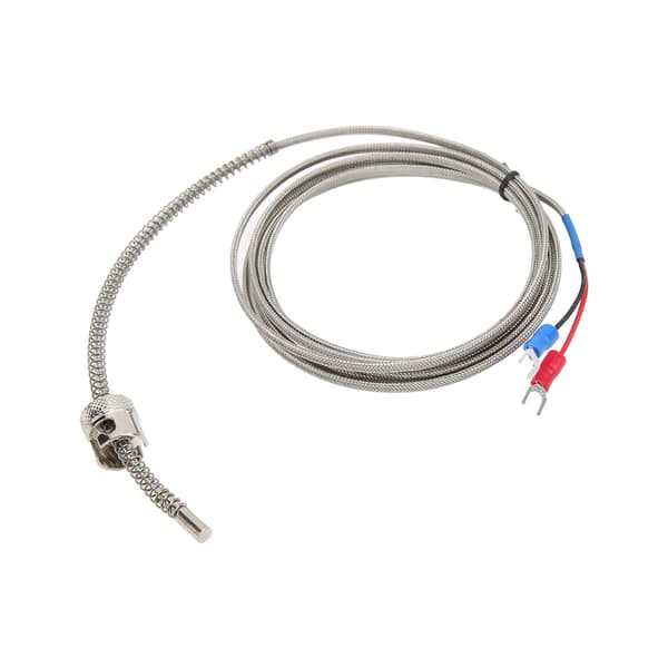Termoelement K Type Holdbar Stærk Anti-interferens Korrosionsbestandighed Temperaturregulator Probe 2 meter