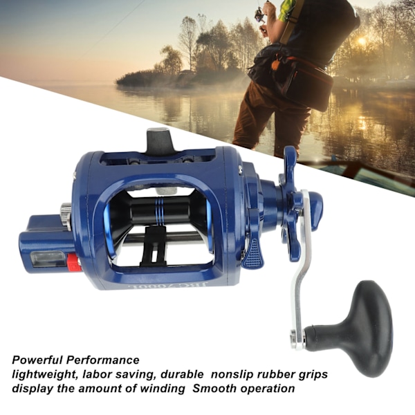 Baitcasting Fiske Rulle Rund Baitcaster Rulle Smidig Kraftfull Saltvatten Kust Surf Trolling Rulle JBC7000L