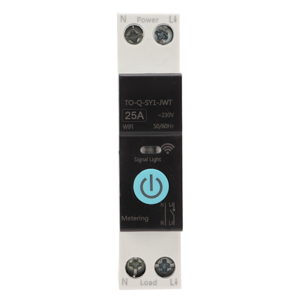 Din Rail effektbrytare Smart WIFI Switch Mobiltelefon Fjärrkontroll 3 Timing Modes för hushållsapparater 25A