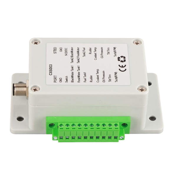 9–32V DC-muunninlaatikko Anturin signaalin muuntaminen NMEA2000:ksi IP67 vedenkestävä veneille ja jahdeille