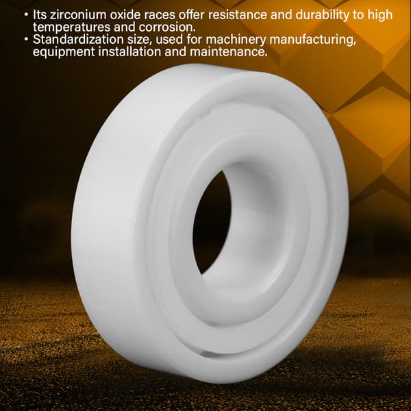 6001 högprecision helkeramiskt ZrO2 kullager 12x28x8mm