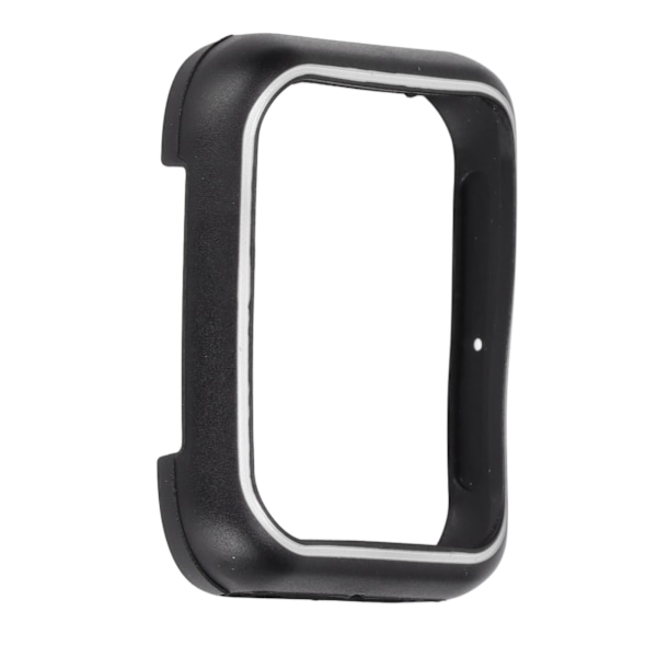 Blødt TPU beskyttelsesetui til OPPO Watch 2 46 mm ur Ridsefast ur Beskyttelsesetui Sort Hvid