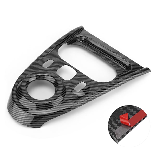 LHD kolfiberstil växelspakspanelkåpa byte till Smart Fortwo/Forfour 453 2015-2021
