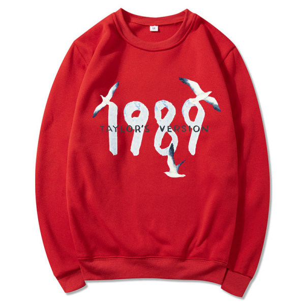 Taylor The Swift T-shirt dam - överdimensionerad rundhalsad 1989 långärmad hoodie med konsertoutfitBra kvalitet