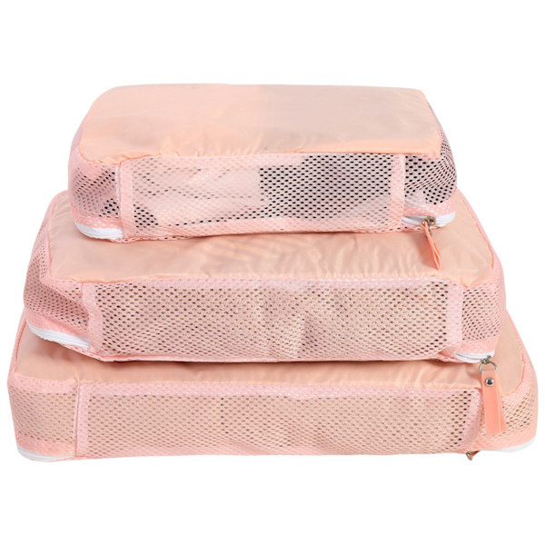BAGSINBAG 5st Resbagage Resväska Förvaringsväska Set Kläder Underkläder Förpackning Organizer Påse Rosa