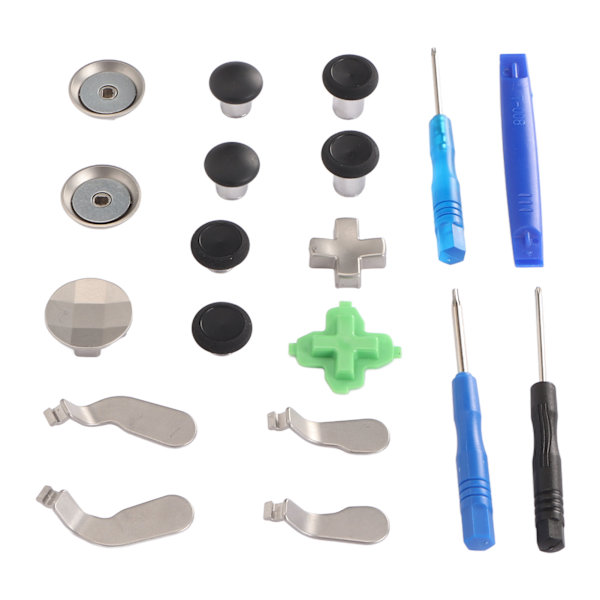 15 i 1 Controller Paddles Thumbstick Tilbehør Udskiftning Rustfrit Stål Controller Joystick Dele til Xbox One Elite