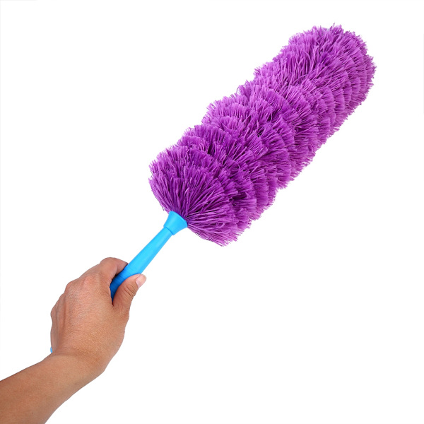 Pestävä antistaattinen pehmeä mikrokuitu Clean Duster Kotihuonekalut Auton puhdistustyökalu (violetti)