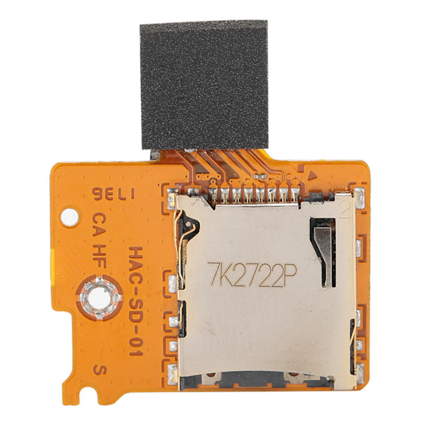 Minneskortläsare Connector Kortplats Socket Reparationsdelar för switch lite spelkonsol