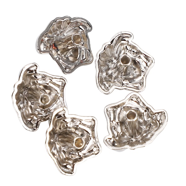 50 kpl Nitti-naulat Alloy Dekor Nit rannekkeille, laukuille, vaatteille, DIY-nahkatöihin, hopea