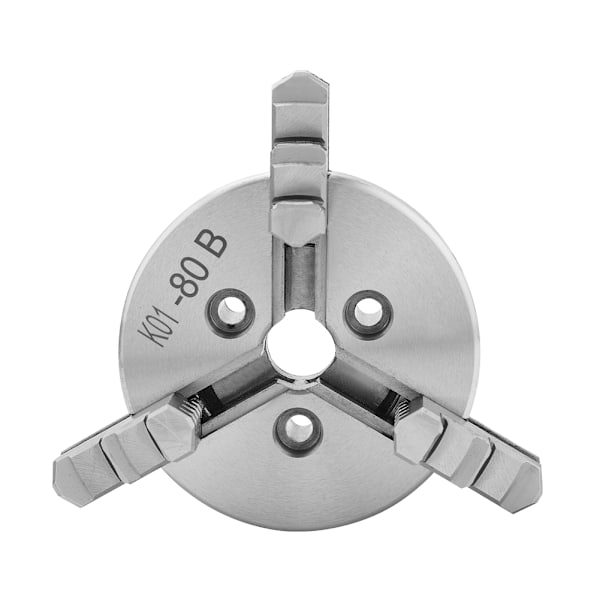 SANOU K01-80B 3-käft manuell självcentrerande svarvchuck 80 mm diameter