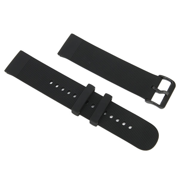 Justerbart klockarmband i silikon för Amazfit GTS 3/GTS 3 PRO Andas Smartwatch Watchband Svart