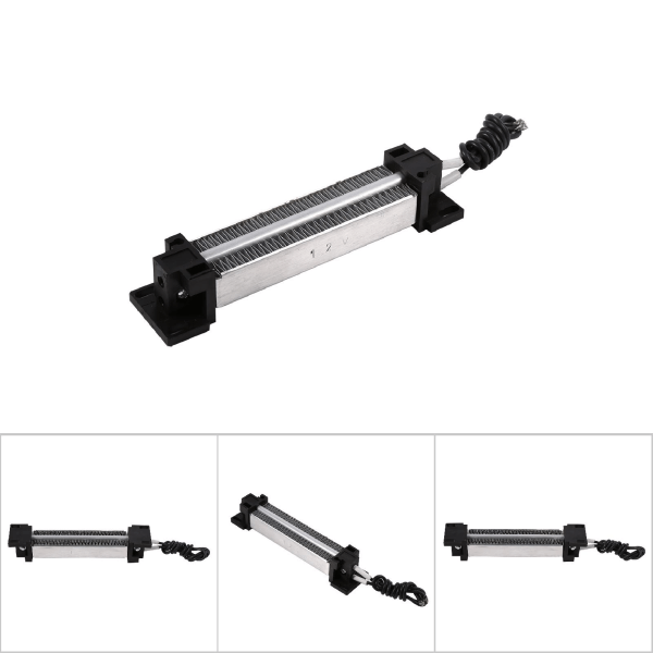 200W Säker Elisolerad Keramisk Termostatisk PTC Värmeelementvärmare AC/DC 12V