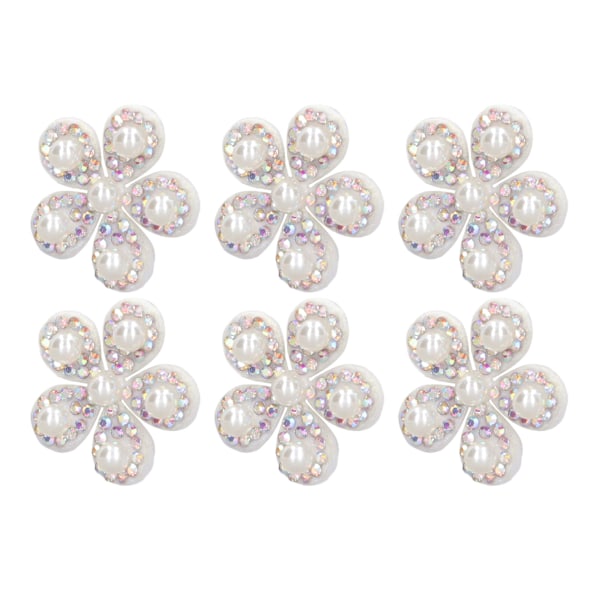 50 st Rhinestone Flower Patches DIY Fashionable Beautiful Sy On Patches för ryggsäckar Kragar Kläder