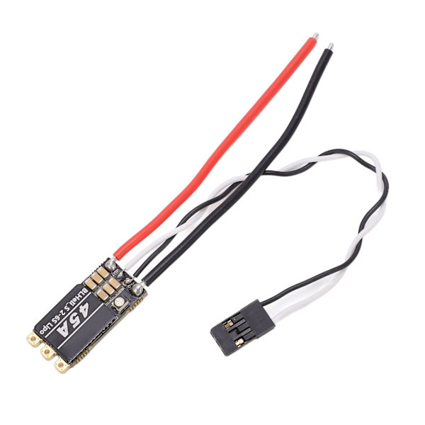 Harjaton ESC 45A RC-varusteet integroitu RGB LED-valolla FPV-kuljetuslaitteelle 4-akseliselle UAV:lle Musta