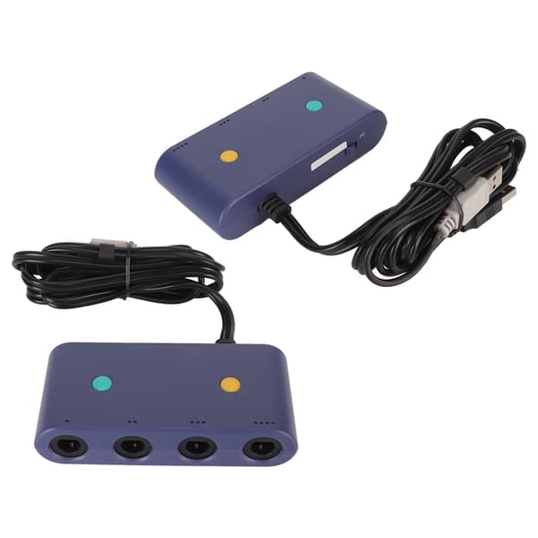 Kompatibel med Gamecube Controller Adapter 3 i 1 Game Controller Converter Kompatibel med Wiiu Kompatibel med Switch PC