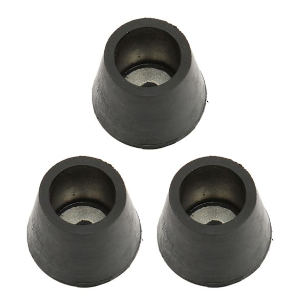 3 stk Krykkespidser 22 mm indre diameter Gummimaterial Indbygget kobberplade Gåstavespidser til udskiftning
