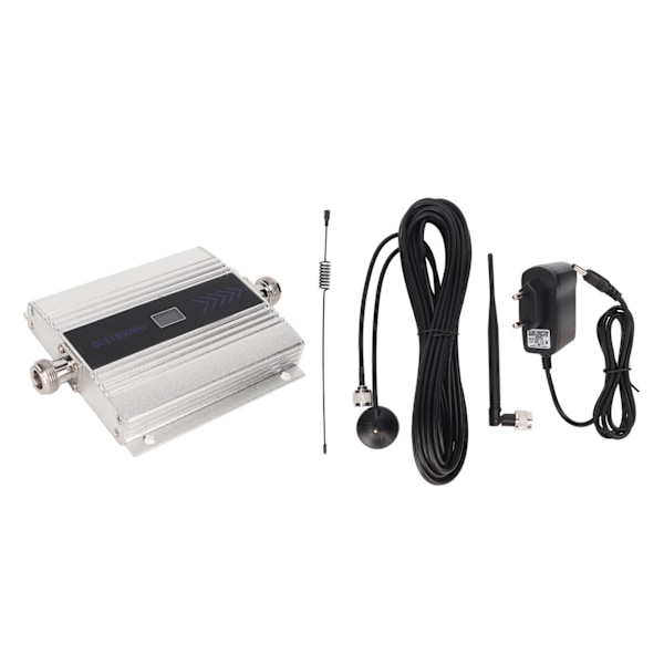 Matkapuhelinsignaalinvahvistin High Gain 4G Matkapuhelintoistinta GSM DCS WCDMA 1800Mhz 100V - 240V Hopea EU-pistoke