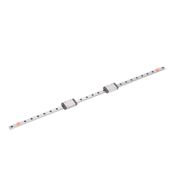 Linjär styrskena Miniatyr linjärlagerslider Kit MGN7H med 2st glidblock för 3D-skrivare och CNC-delar 500 mm / 19.69in