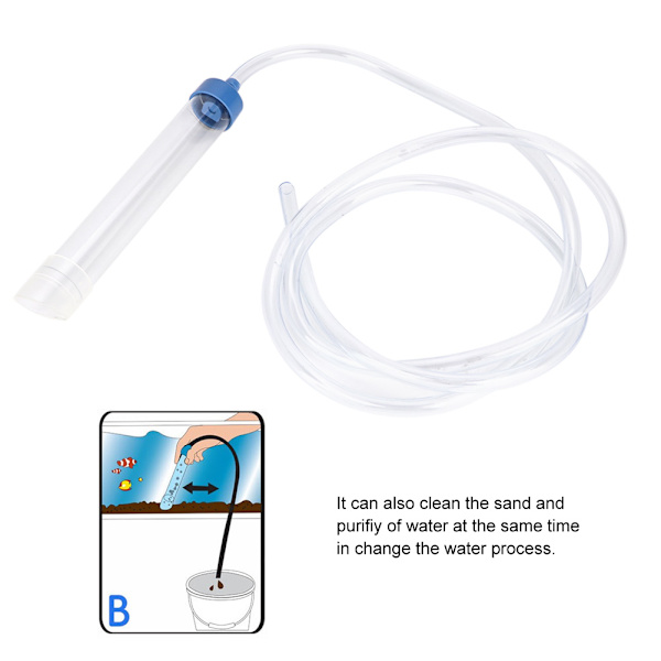 Akvariumrengöringspumpsats Small Fish Tank Cleaner Byte av vattenverktyg