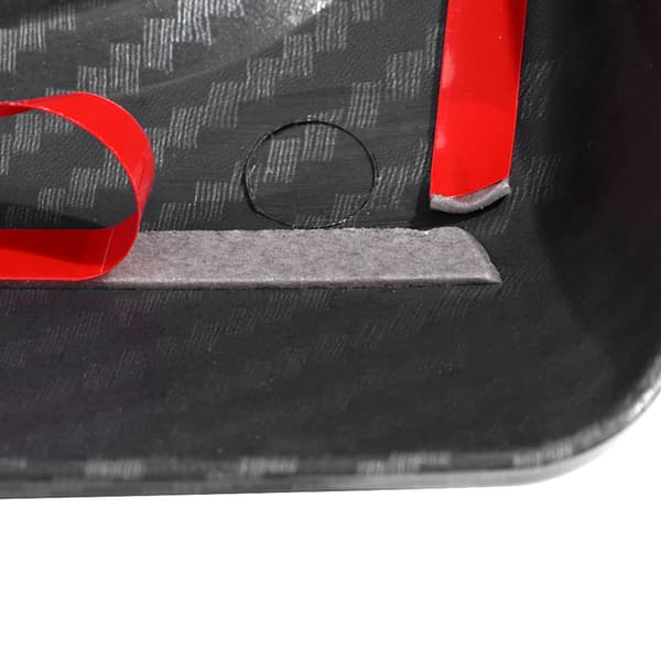 ABS karbonfiber bil girskiftpanel midtkonsolldeksel trim passer til Toyota RUSH 2019