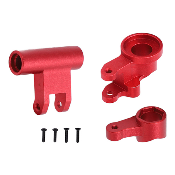 Styrkomponenter i aluminiumlegering RC Bil Oppgraderingsdeler Tilbehør for Losi Lasernut U4 1/10 RC Bil Rød