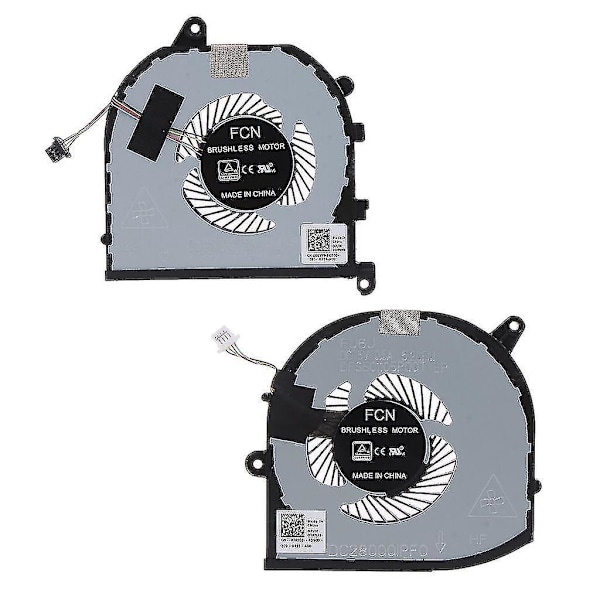 Spilkølefan til Gaming Bærbar Computer CPU GPU til Dell Precision 5530 M5530 XPS 15 9570 XPS 15 7590