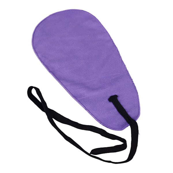 Saxofonrengöringsduk A Shape tygrengöringsverktygstillbehör för Piccolo Flute Sax Purple