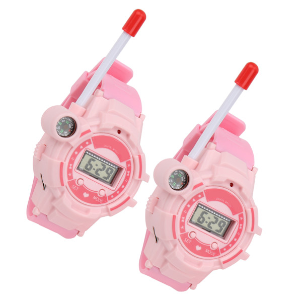 2 kpl Walkie Talkie -kellot Lapsille Radiopuhelin Intercom Ulkopeli Ulkoilulelulahja