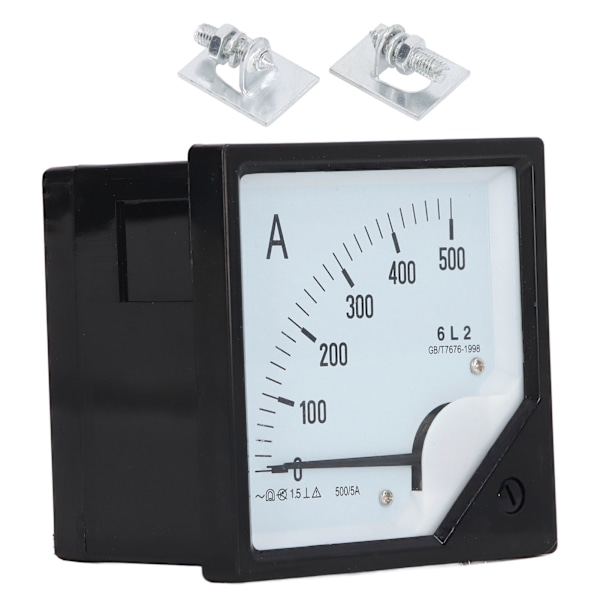Analog förstärkarmätare Pekare AC Amperemeter Amp Mätare Strömtestare Mätpanel 0‑500A