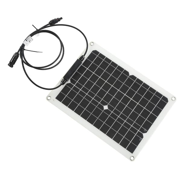 【NX】Solpanel Monokrystalinsk Solcellepanel Controller Kit 30W 18V Udgang til Bil Husbåd