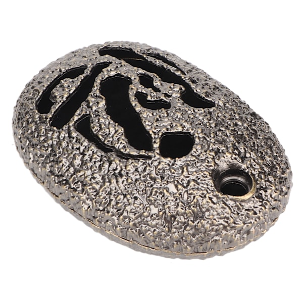 Metal Røgelsespindholder Imitation Stenstil Oval Form Robust Let at Rengøre Røgelse Aske Bakke til Hjemme Meditation Dekoration