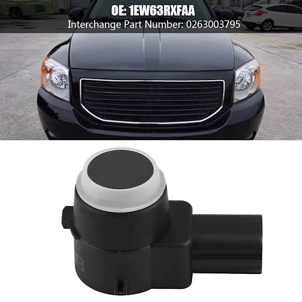 Bil PDC Bumper Parking Backsensor Passar för Dodge Ram 3500 2013 1EW63RXFAA (Svart Vit)