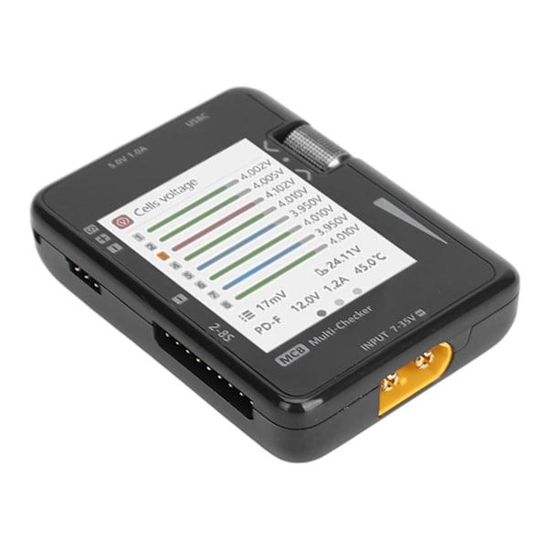 Cell Checker Multifunktionell Digital Batterikapacitetsmätare Balanserare PPM PWM SBUS Signal Checker för ESC Servo Test