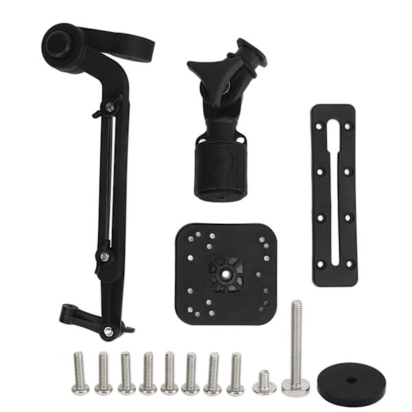 Fishfinder Base Kit Nylon og Rustfrit Stål Større Spændekraft Transducer Montering Arm til Fishfinder