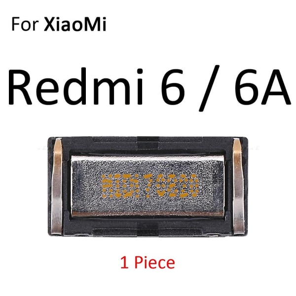 Öronsnäcka Ear Sound Top Høytalermottaker for Xiaomi Redmi 4 Pro 3 3x 3s S2 Note 7 6 5 2 3 Pro 4 4x 6a 5a For Redmi 6 6A