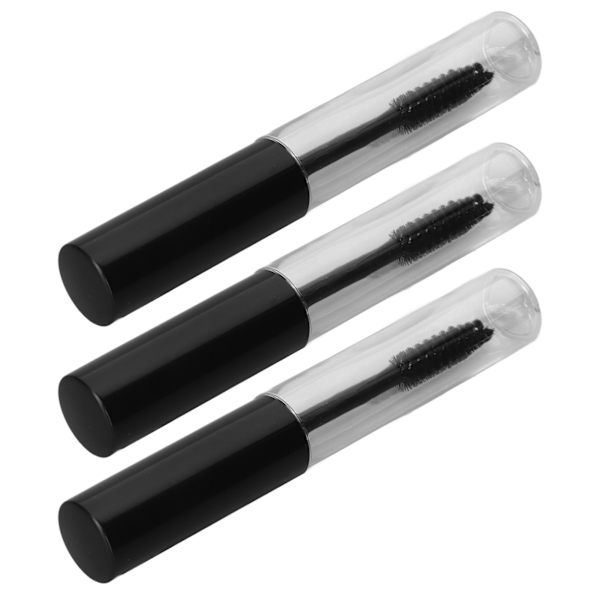 3 kpl Tyhjiä Mascara-Putkia Ripsiharjalla Koti-Meikki DIY Ripsien Kasvuserumin Säiliöitä Suppilolla