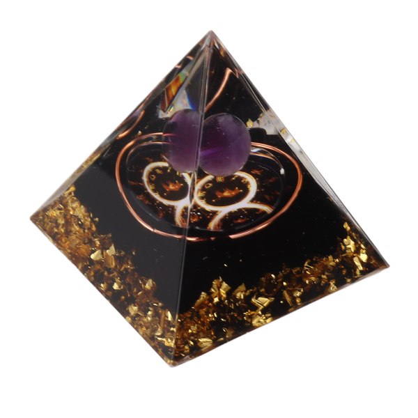 5 cm Orgonitpyramide til positiv energilagning Krystalpyramidemeditation Orgonitpyramider Chakra Zodiac Energi Generator Tyren