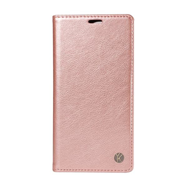 YIKATU Galaxy S26/S26 Pro Wallet Case Litchi Artificial Leather Roséguld 73