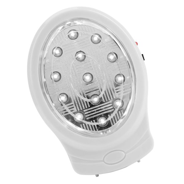 13 LED-oppladbart nødlys automatisk strømbruddlampe (US-kontakt)