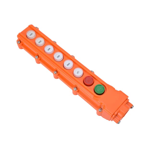 Kranfjärrkontroll Lyftströmbrytare Tryckknappslåda Regntät 220V/500V COB‑63A