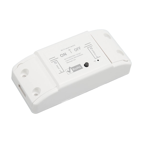 Mini Smart Relay WiFi Switch 8 Grupper Timingoppgaver Brannsikkerhet V0 Trådløs Lys Fjernkontrollmodul for Tuya APP for ZigBee