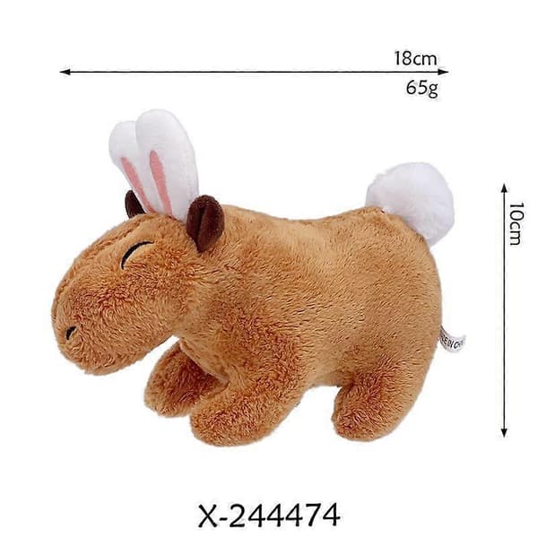 Kapybara Gosedjur Docka Barnpresenter 18cm F