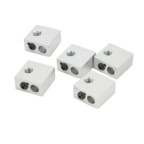 15 stk 3D-printer Hotend Kit Rustfrit stålrør Messingdyse Varmeblok 3D-printer Hotend dele til Makerbot