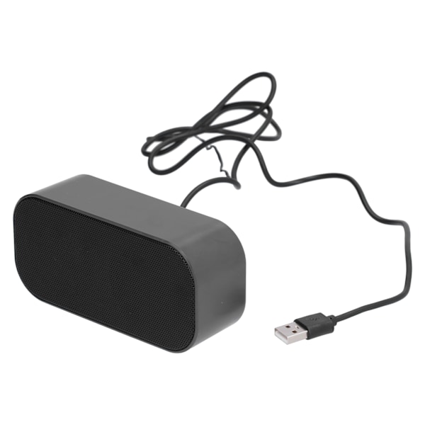 Mini USB-høyttaler Innebygd lydkort Bærbar datamaskin-høyttaler for hjemmemusikk utendørs