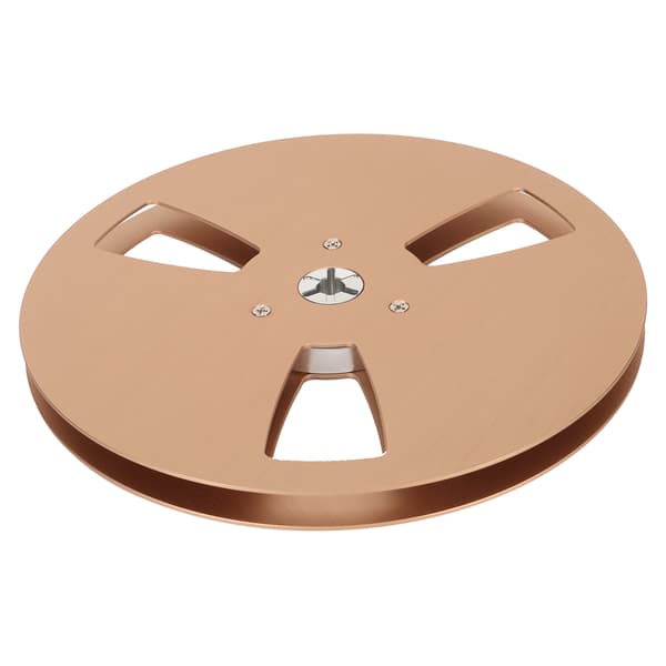 1/4 7 tommer tom båndspole aluminiumslegering 3-hullers åbningsmaskindel åbner tom plade til TEAC guld