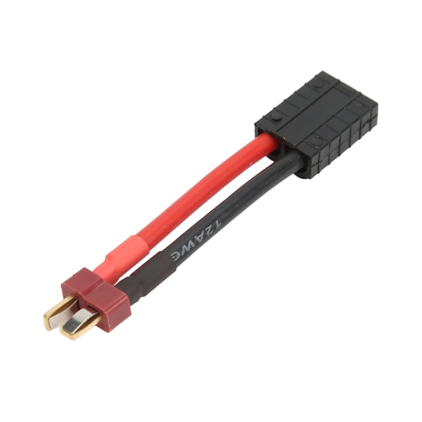RC Batteriladdare Kabel Pålitlig Anslutning Kortslutningsskydd Hona till T Hanpluggkontakt för RC Bilmodell
